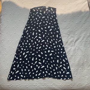 Wilfred Midi Skirt - Navy / Espace Spot